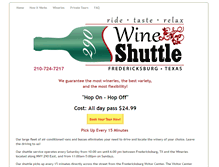 Tablet Screenshot of 290wineshuttle.com